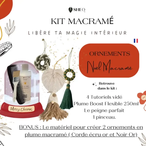 ornement facile en macrame