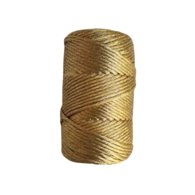 Corde macramé métallique 3 mm